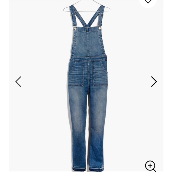 Madewell Overalls Drop Hem Edition Thin Back Straps - Picture 5 of 12